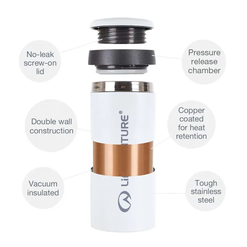 Lifeventure Thermal Mug 300ml - Matt Copper-2